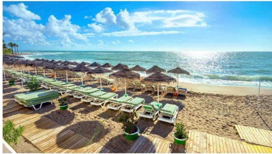 Ferienwohnung Precioso Apartamento Frente Al Mar Benalbeach Benalmádena Exterior foto